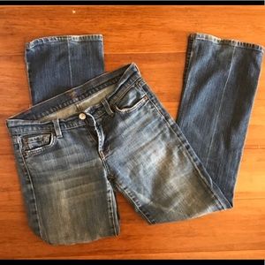 Jeans fit great just too short.